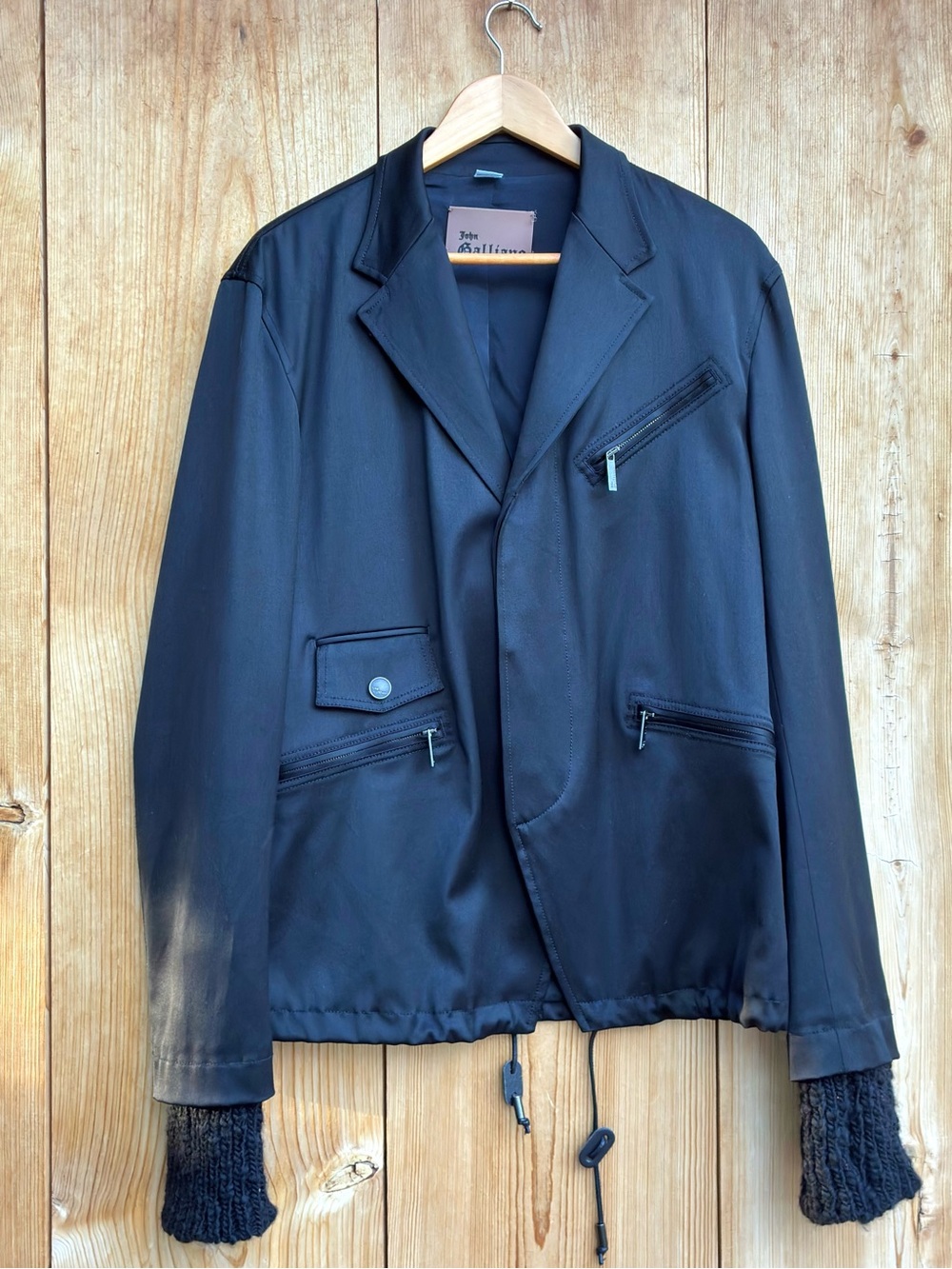 John Galliano Black Jacket Sz Mens 40 US, Large